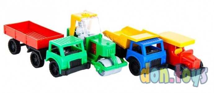 Набор машин Спецтехника 4 шт., арт. С-88-Ф, фото 3