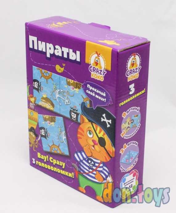 ​Игра настольная "Crazy Koko" Головоломки. Пираты, арт. VT 8055-01 "Vladi Toys", фото 4