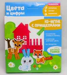 ​Развивающая игра с прищепками «Цвета и цифры», по методике Монтессори, арт. 3734796