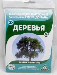 ​Обучающие карточки по методике Г. Домана «Деревья», 12 карт, А6, арт. 3871988