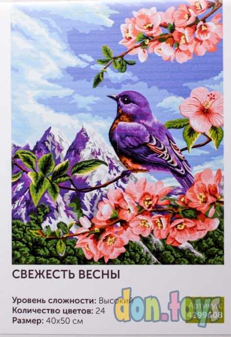 ​Рисование по номерам 40х50 см «Свежесть весны», арт. 19992 (4299608), фото 1