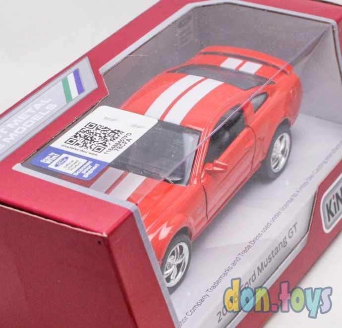 ​Машинка металлическая KINSMART инерция, 1:38 Ford Mustang GT, арт. 5091, фото 4