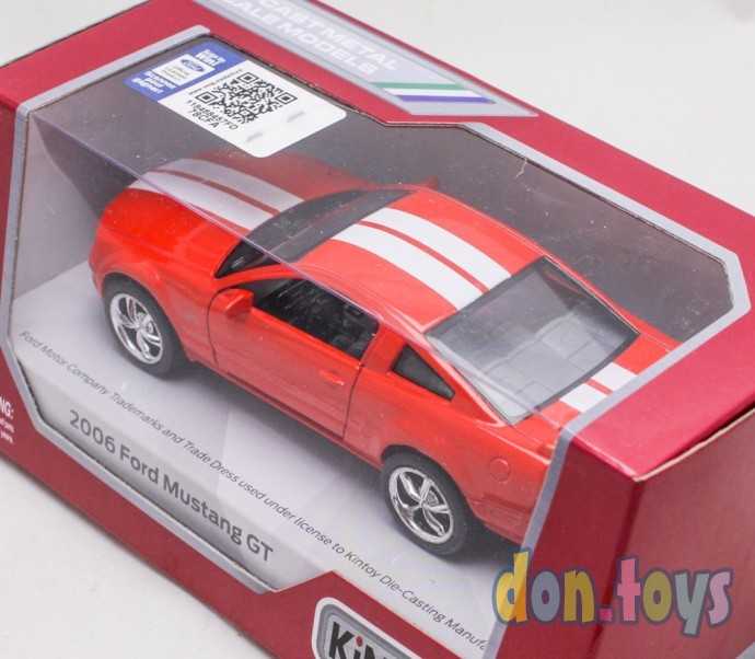 ​Машинка металлическая KINSMART инерция, 1:38 Ford Mustang GT, арт. 5091, фото 3