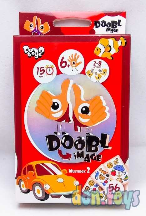 ​Детская настольная игра Двойная картинка "Doobl Image", обычные карты, арт. DBI-02, фото 1