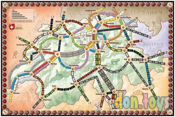 ​Настольная игра Ticket to Ride: Индия и Швейцария (дополнение), арт. арт. 915678, (ПОД Заказ 2-4 не, фото 3