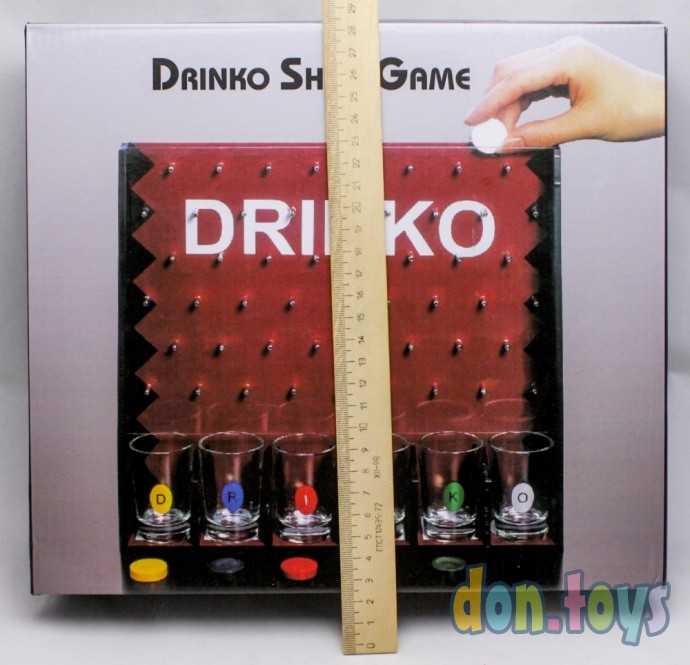 ​Пьяная игра "Drinko", 6 стопок, 26 х 28 см, арт. 425974, фото 3