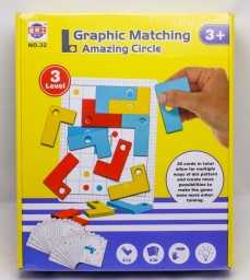 ​Деревянная игра "Grahoic Matching", №32