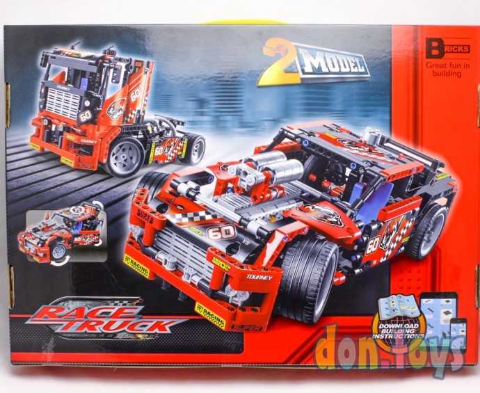 ​Конструктор 3360 (аналог Lego Technic 42041) "Гоночный грузовик" 608 дет ., фото 5