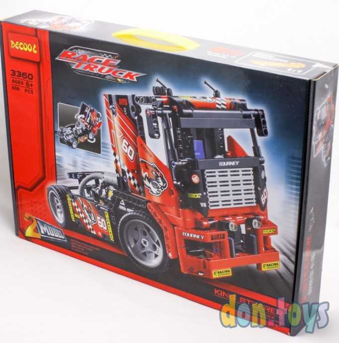 ​Конструктор 3360 (аналог Lego Technic 42041) "Гоночный грузовик" 608 дет ., фото 6