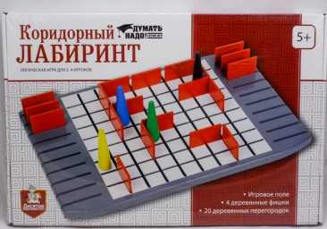 Игра настольная "Коридорный лабиринт", арт.02371