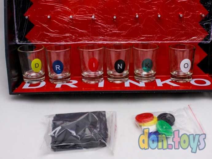 ​Пьяная игра "Drinko", 6 стопок, 26 х 28 см, арт. 425974, фото 6