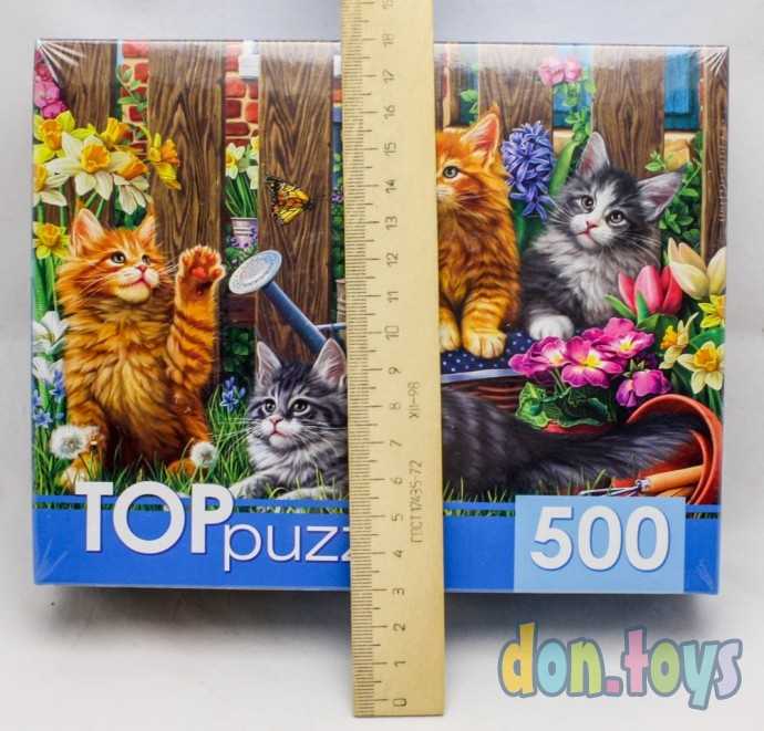 ​TOPpuzzle Пазлы 500 элементов, Котята Мей-кун, арт. ХТП500-4231, фото 2