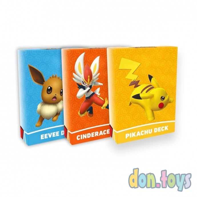 ​Настольная игра Pokemon: Battle Academy (Cinderace V, Pikachu V & Eevee V), арт. 290-80906, фото 9