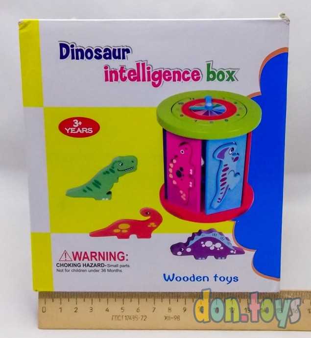 ​Деревянный сортер с часами Динозавры, фото 3