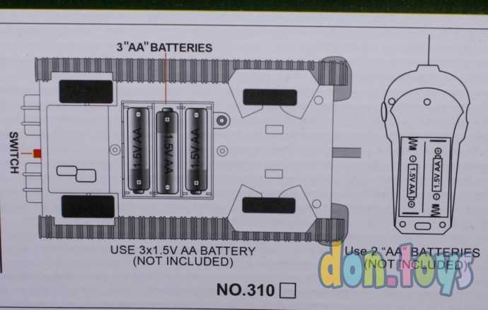 ​Набор 2 Танка, 2 пульта на р/управлении, арт. 310-1A, фото 7